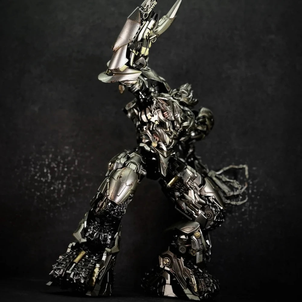 YOLOPARK Action Figure Transformers 2 Megatron Tank Alloy Joint Skeleton Assembly Figure Pre-assembled Model Toys Boy Gifts