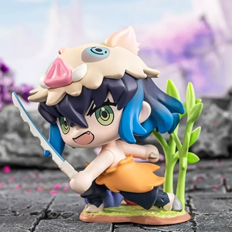 Pop Mart Demon Slayer Birth Flower Series Blind Box Toys Kawaii Anime Action Figure Surprise Mystery Box Dolls Girls Gift
