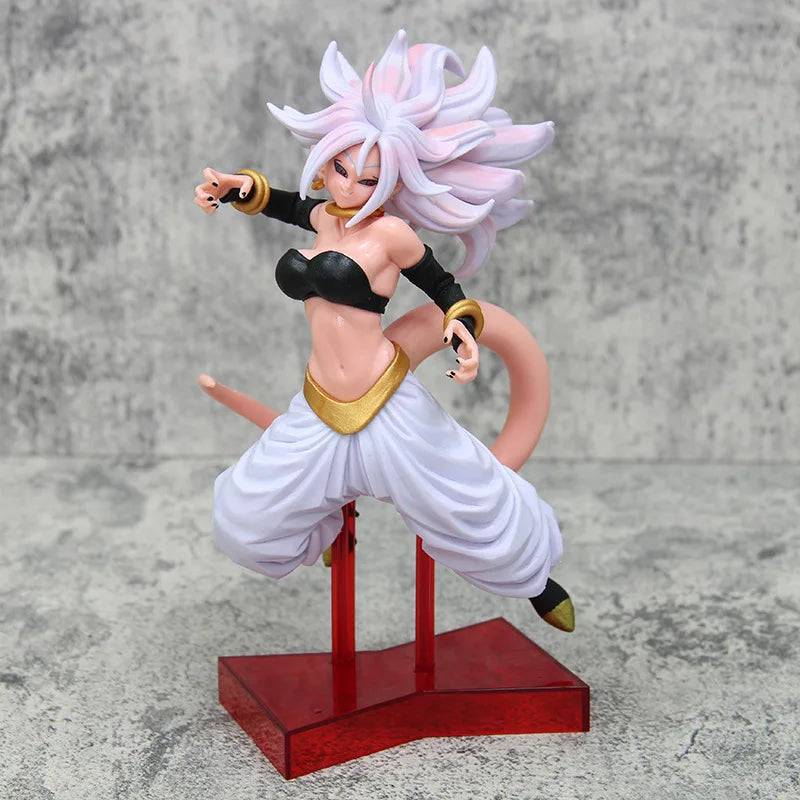 21 см аниме фигурка Dragon Ball Android 21 стояща бойна поза PVC екшън фигурка колекция модели играчки подаръци