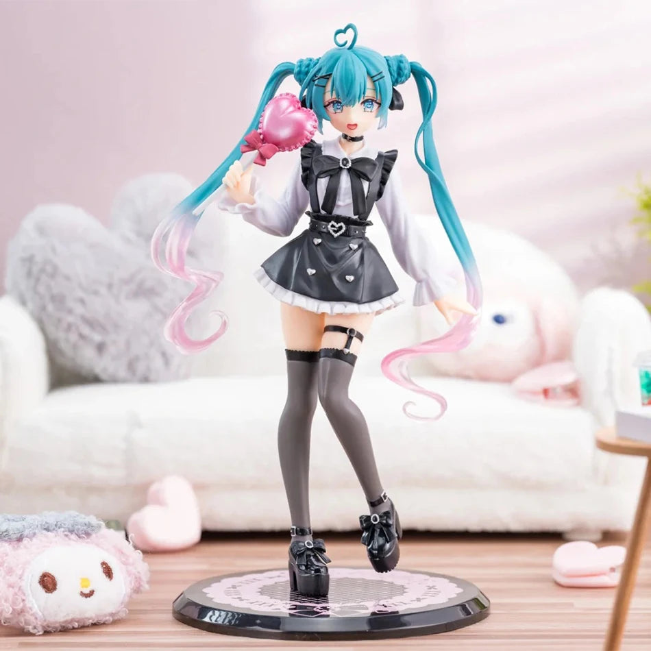 20cm Sexy Girl Hatsune Miku Anime Figure Fashion Subclture Miku Action Figure Christmas Gift PVC Collection Model Doll Toys