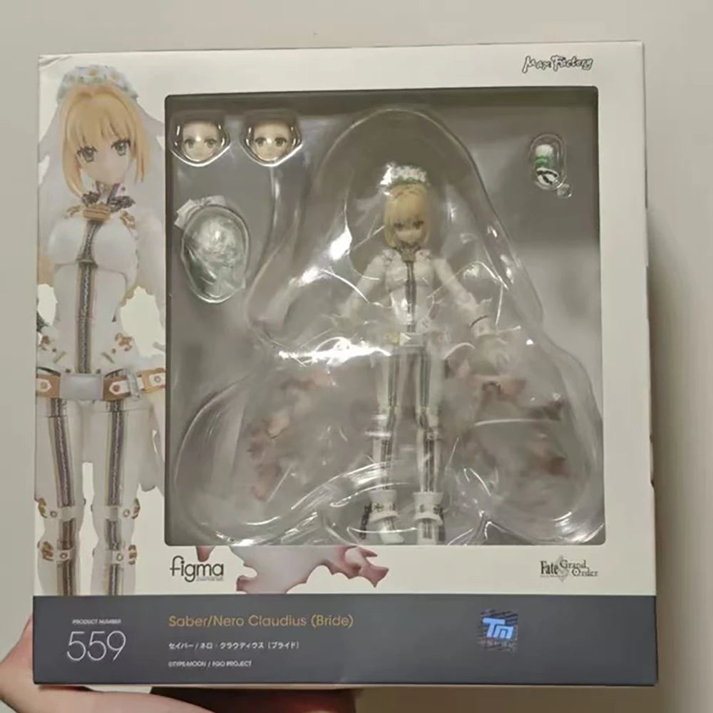 100% Original in Stock Max Factory Figma (#559) Fate Grand Order Nero Claudius Saber Bride Collection Series Action Figure Model