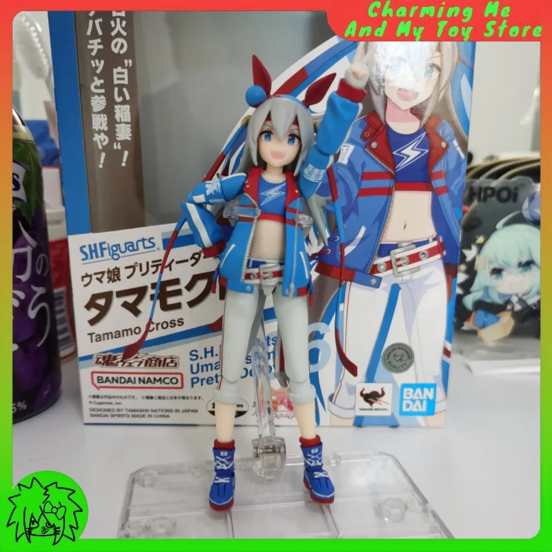 Genuine SHF Uma Musume Pretty Derby Series Figurine Pvc Anime Figure Poseable Doll Model Collectible Action Model In Stock Gift