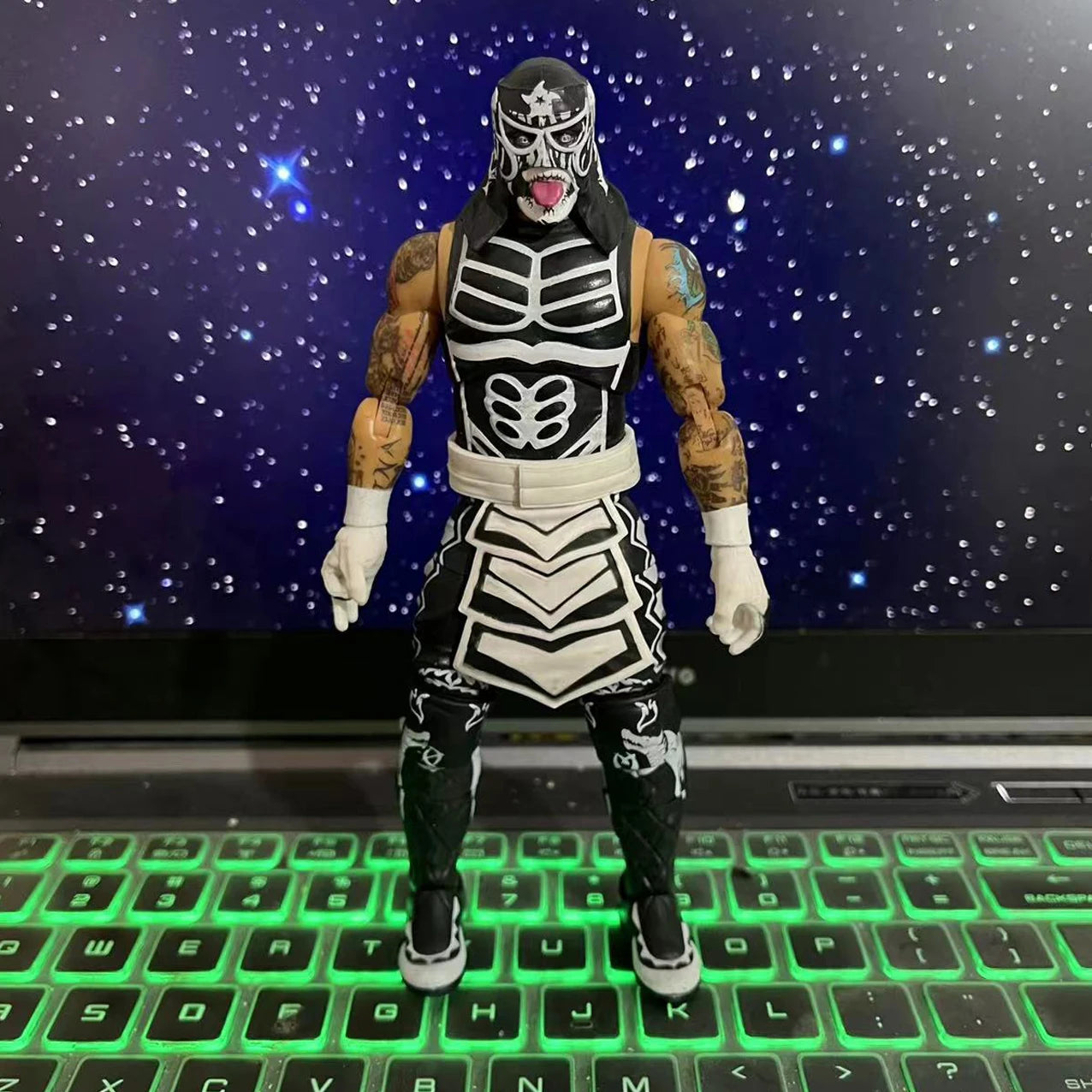 JIMMY&JEY USO Sting Roman BIG Aew Action Figure Challenge Arena Wrestling Gladiator Moving Figure