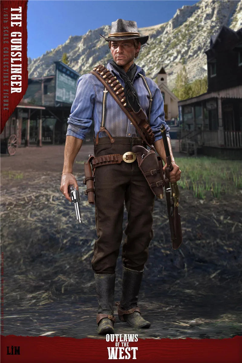 LIMTOYS LIM008 1/6 Men Sodier Gunslinger Arthur Classic Western Cowboy Series With Wepons 12'' Action Figure Model Collection