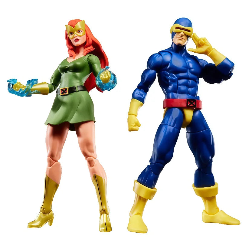 In Stock Hasbro Marvel Legends X-Men 97 Cyclops and Jean Grey 6 Inches Action Figure Model Collect Hobbies Toys Holiday Gift