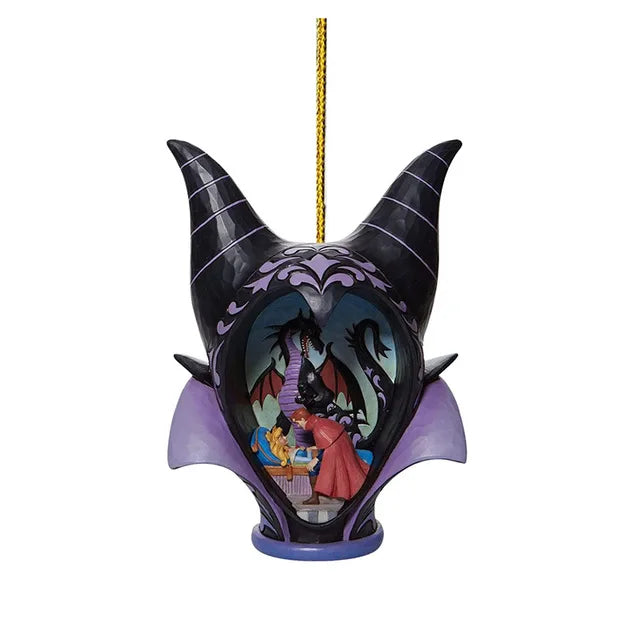 Disney Prinzessin Kawaii Schneewittchen Meerjungfrau Ariel Weihnachtsbaum Dekor Acryl Flugzeug Hängender Anhänger Spielzeug Kinder Überraschungsgeschenke