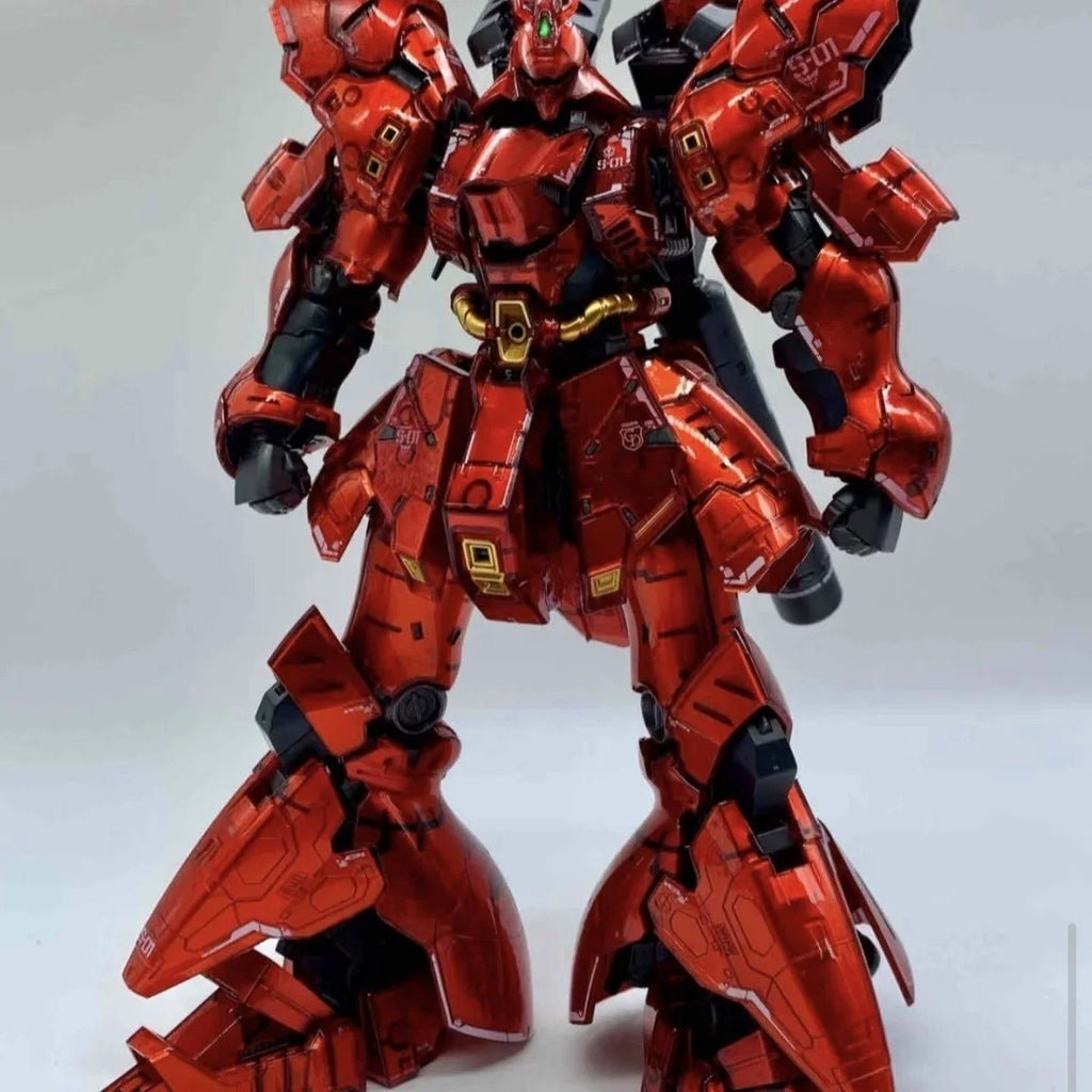 GAOGAO RG SAZABI MECHANICAL CORE PLATING Ver. Action Figure 1/144 Scale Assembly Model Kit U.C.0093 Anime Birthday Gift