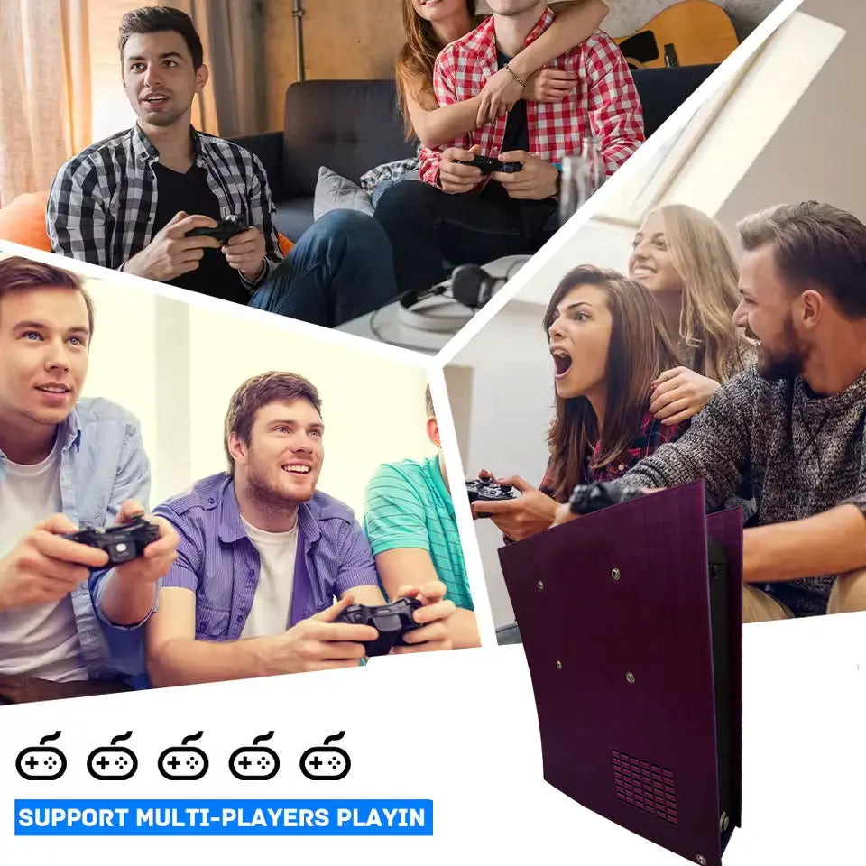 G11 60+Emulators 500GB Retro Game Console Batocera I3-3110M 70000+Games For Wii PS2 PSP GameCube N64 Wireless handle 4K HD TVBox