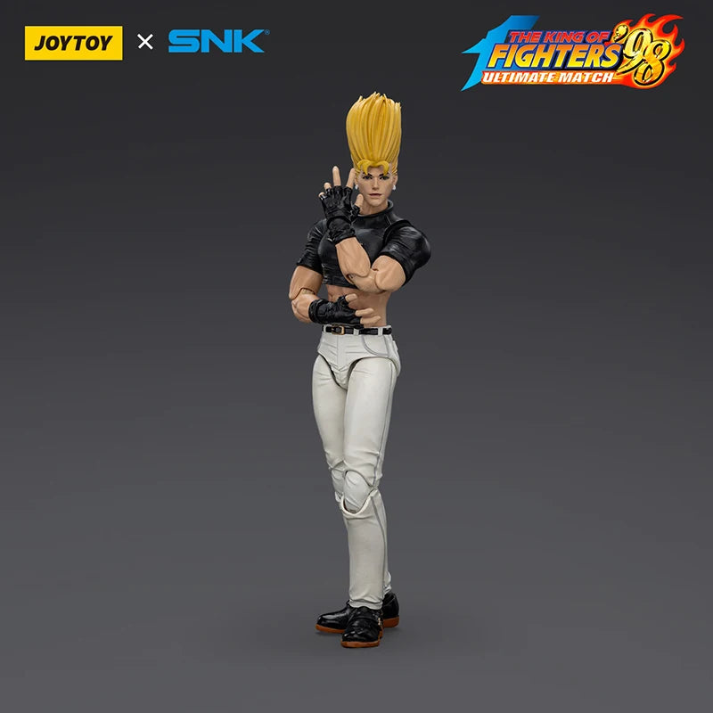Joytoy Dark Source Xsnk King Of Fighters' 98um Goro Daimon Three Person Team 1:18 Mobile Soldier Handheld Benimaru Nikaido