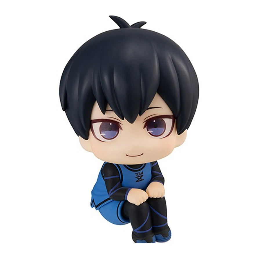 9cm Blue Lock Anime Figure Q Version Nagi Seishirou Action Figure Kawaii Isagi Yoichi Figurine PVC Collection Model Doll Toys