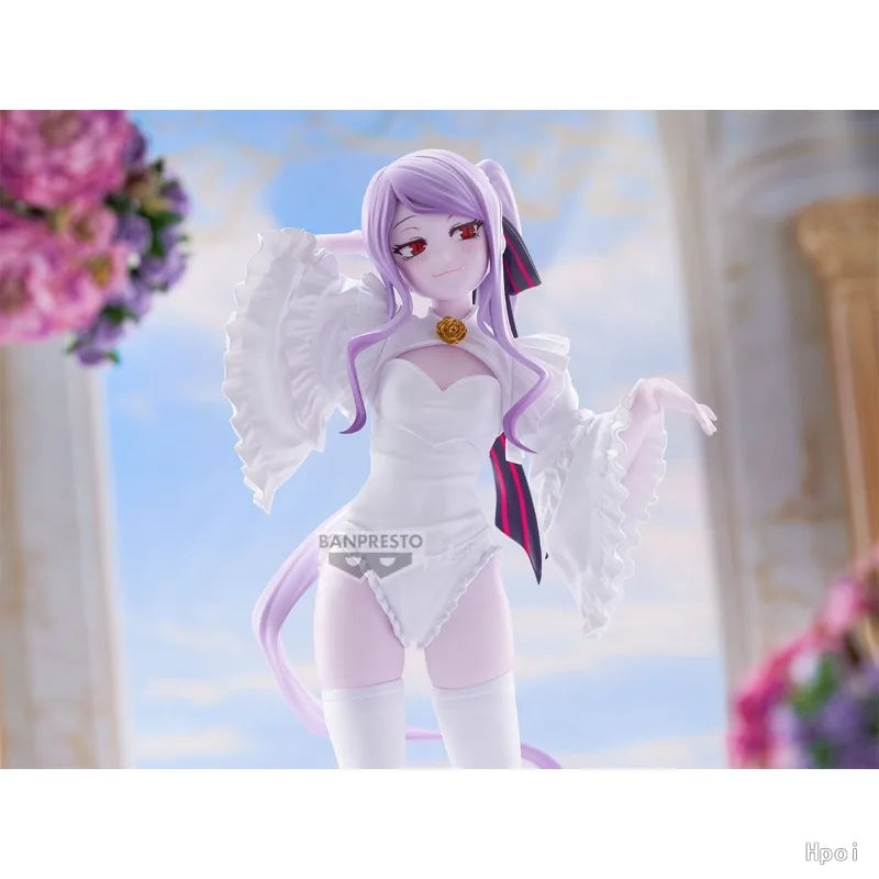 May 2026 Pre-sale Original BANPRESTO GLITTER＆GLAMOURS OVERLORD Shalltear WEDDING Ver Model Gifts Collection Toys