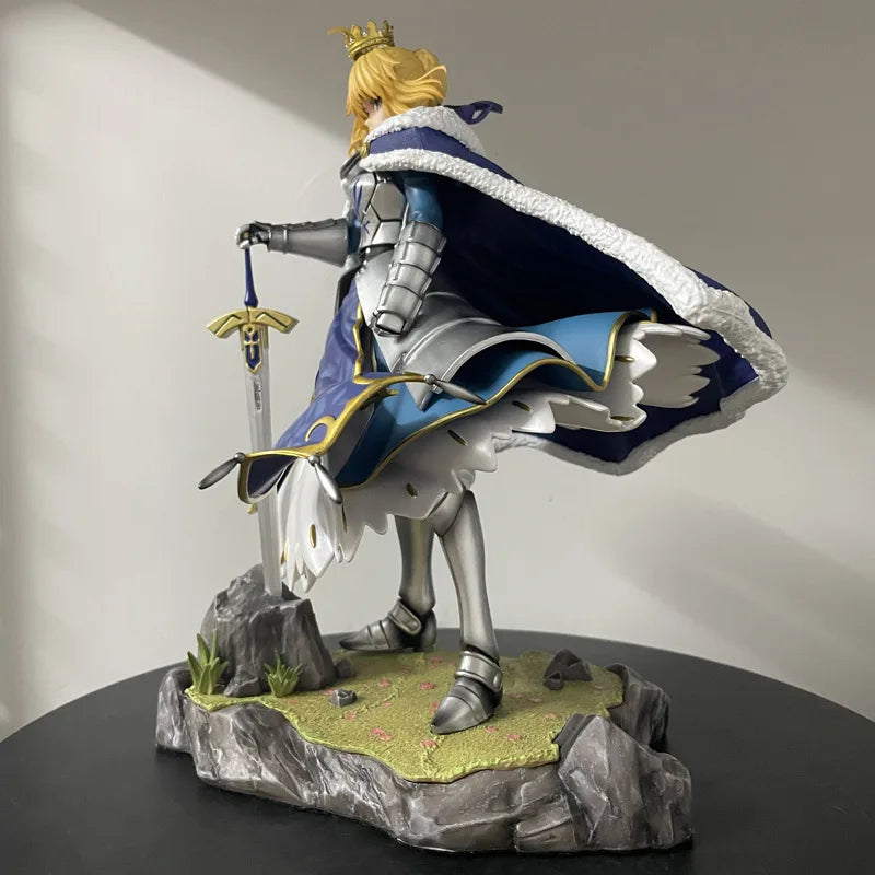 Fate/stay Night Figure Cartoon Saber Model Desktop Decoration Collectible Desktop Display Holiday Gift Anime Merchandise