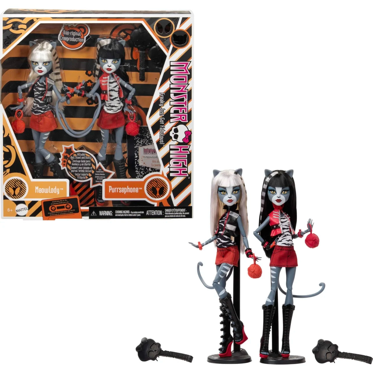 Monster High Black White Series Limited Edition Reel Drama Personalized Action Figure Doll Trendy Toy High Cost Effective Gifts