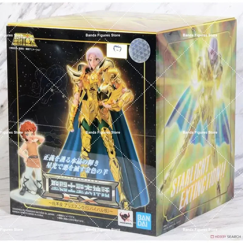Original BANDAI Saint Cloth Myth EX Aries MU KIKI In Stock Anime Action Collection Figures Model Toys