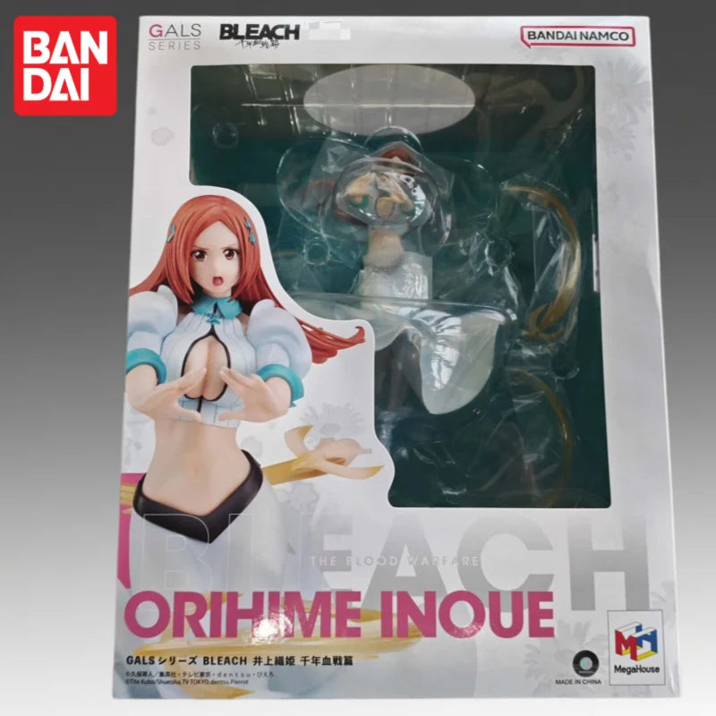 In Stock Bandai Original Megahouse Bleach Inoue Orihime Action Figure Model Doll Brand New Boxed Toys Model Garage