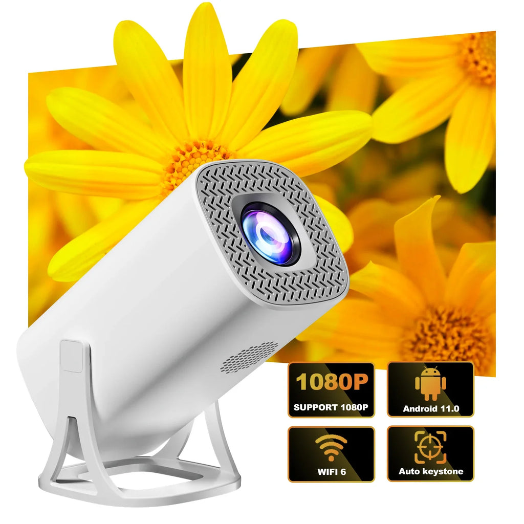 NEU S40 Ultra Mini Smart-Projektor 720P Spiel 8GB Video Outdoor Beamer Android 11 Wifi OS Classic für Ps1 Videospielkonsole