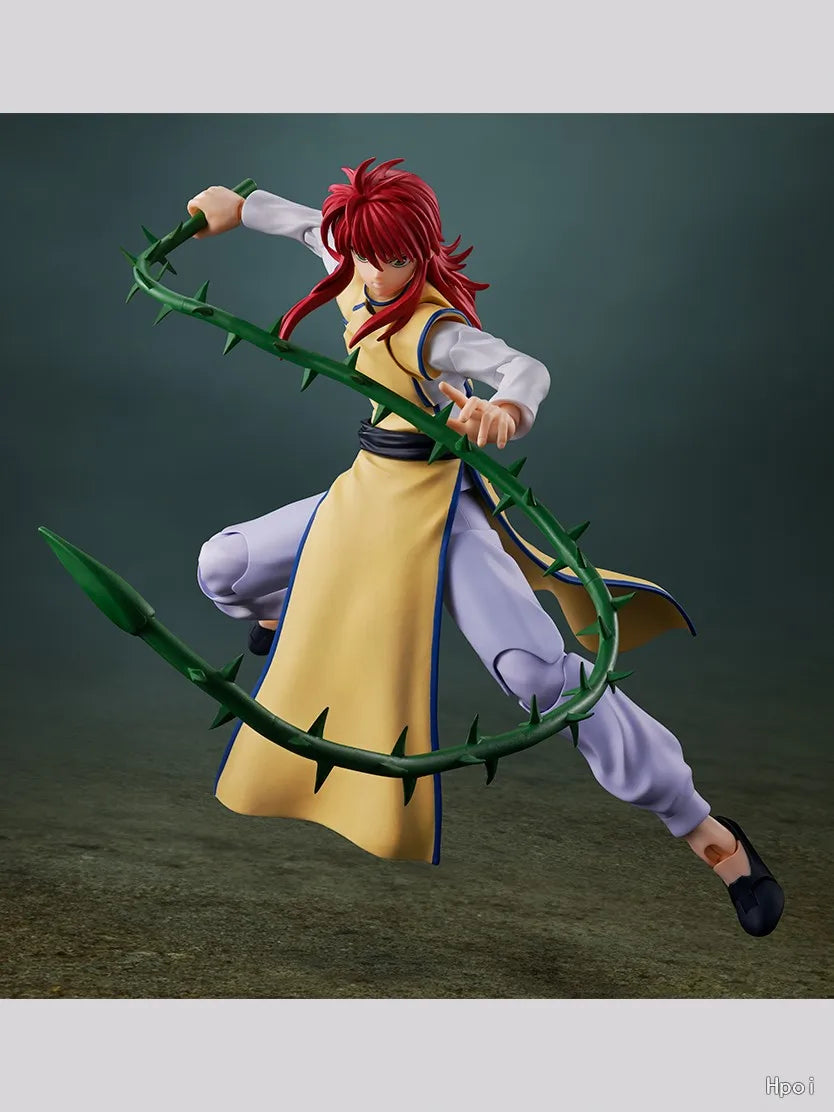 BANDAI  S.H.Figuarts Yu Yu Hakusho Kurama Original Action Figure Collectible Model Gift Authentic  Figure Model