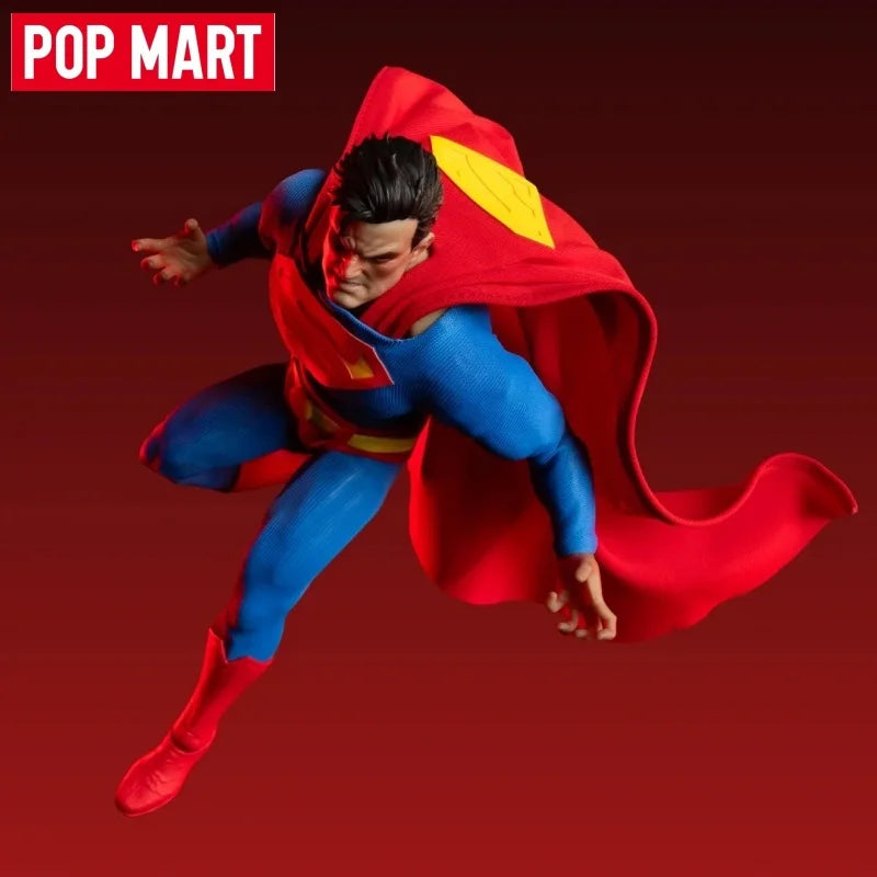 POPMART & GONG Batman Hush Superman 1/12 Scale Articulated Collectible Action Figure Fabric Outfit Model Toys For Collectors