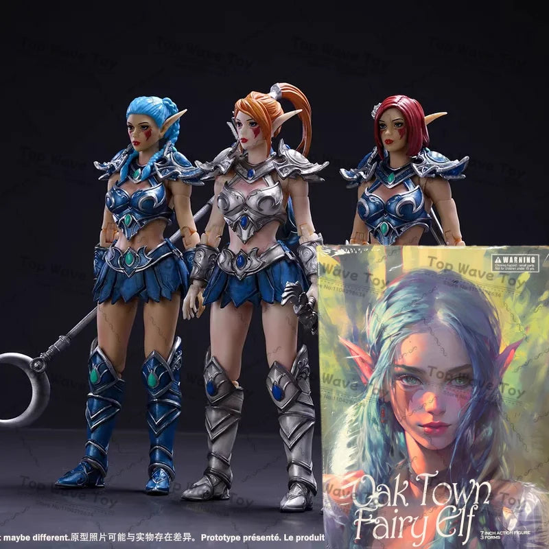 NEW STOCK 1/12 Scale Collectible Figure Oak Town Fairy Elf Guard Adventure World Battle Doll women Action Figure Soldier Model