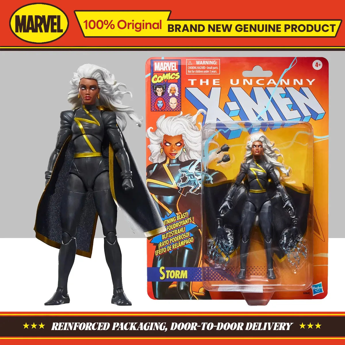 16cm Hasbro Marvel Legends Series Storm (Reissue)  Collectible X-Men Anime Comic Action Figure Model Gift Toys gifts