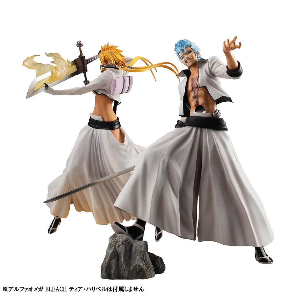 100% Original in Stock MegaHouse G.E.M. Bleach Grimmjow Jaegerjaques Anime Figure Collection Series Model Decoration Garage Kit