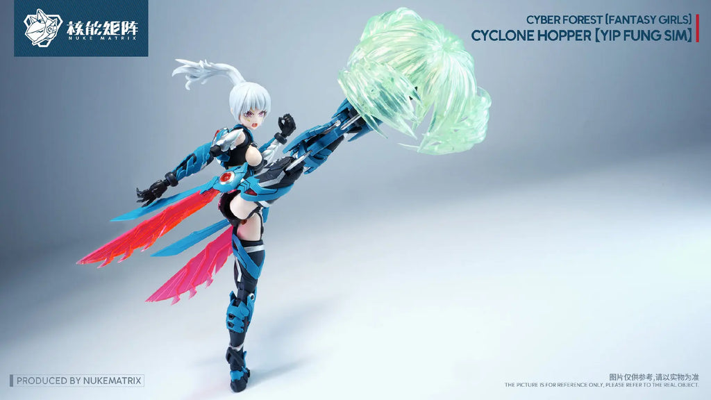 HOT Nuke Matrix Cyber Forest 1/12 Cyclone Hopper Assembled Model Movable Figure Collection Gift