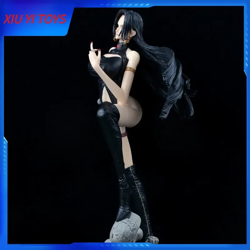 One Piece 48cm Hancock In Tights Standing Position Anime Girl Figure Model Gk Statue Collection Desktop Decoration Ornament Toys