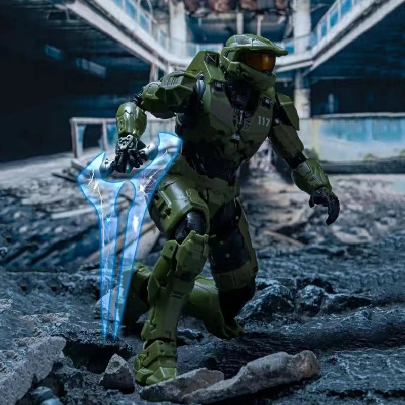 Halo 5:Guardians Master Chief 18cm Infinate Mjolnir Mark Vi Gen3 Action Figure Collection John117 Movable Pvc Model Dolls Toys