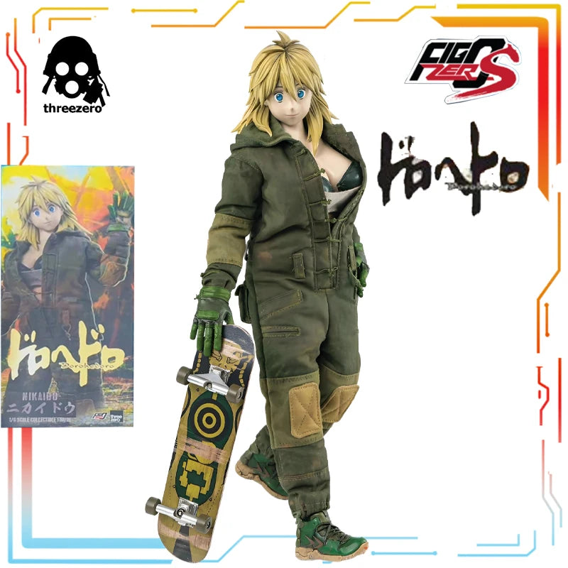 Threezero 1/6 Finished Movable Exquisite Doll FigZero Series Beast Demon Capital Anime Nikaido Toys Model Festival Gift for Boys