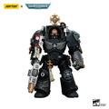 JOYTOY  40k 1/18 Action Figures 14.3cm Iron Hands Captain in Terminator Armour Garage Kit Toys in Stock