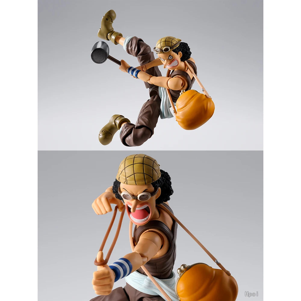 100% Authentic In Stock Genuine Bandai S.H.Figuarts Usopp ONE PIECE Anime Action Figure Collection Model Toy