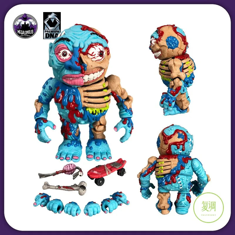 [In Stock] Megalopolis Original Madballs Series 1 Premium DNA Retro Trendy Play Metropolitan Monsters Mobile Doll Model Toy Gift