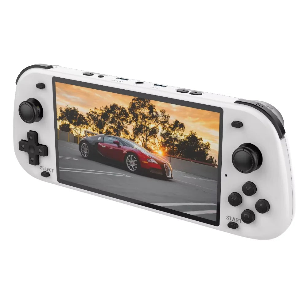 Neue R50S Retro-Handheld-Konsole 5,1-Zoll-IPS-Bildschirm 4200 mAh Tragbarer Videoplayer 128 GB 20000+ Spiele PSP PS1 Gameboy Geschenke