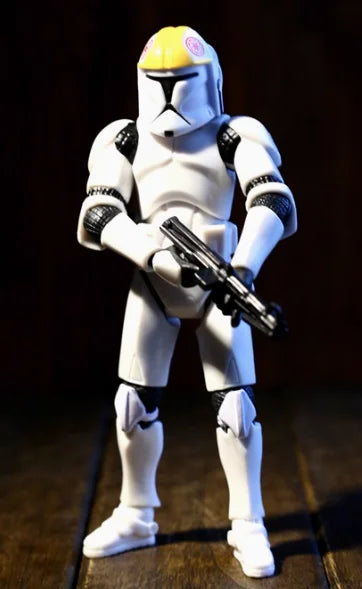 In Stock Wars White Soldier Black Soldier Commander Toy Model Black Knight Storm Soldier Clone Human Mobile Doll Gift Souvenir