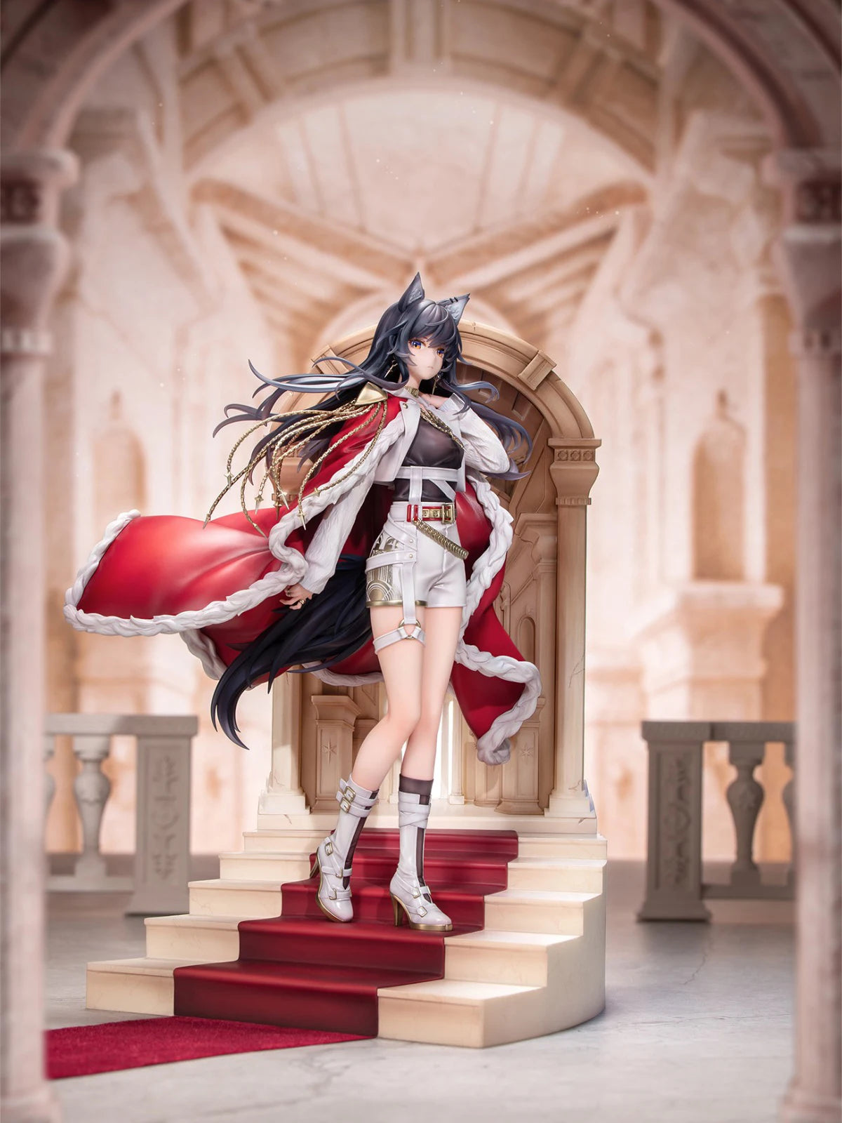 Original Genuine Myethos Prepainted Arknights Texas The Omertosa The Throne Ver. 1/7 H=275mm Game Character Model Figure Collect