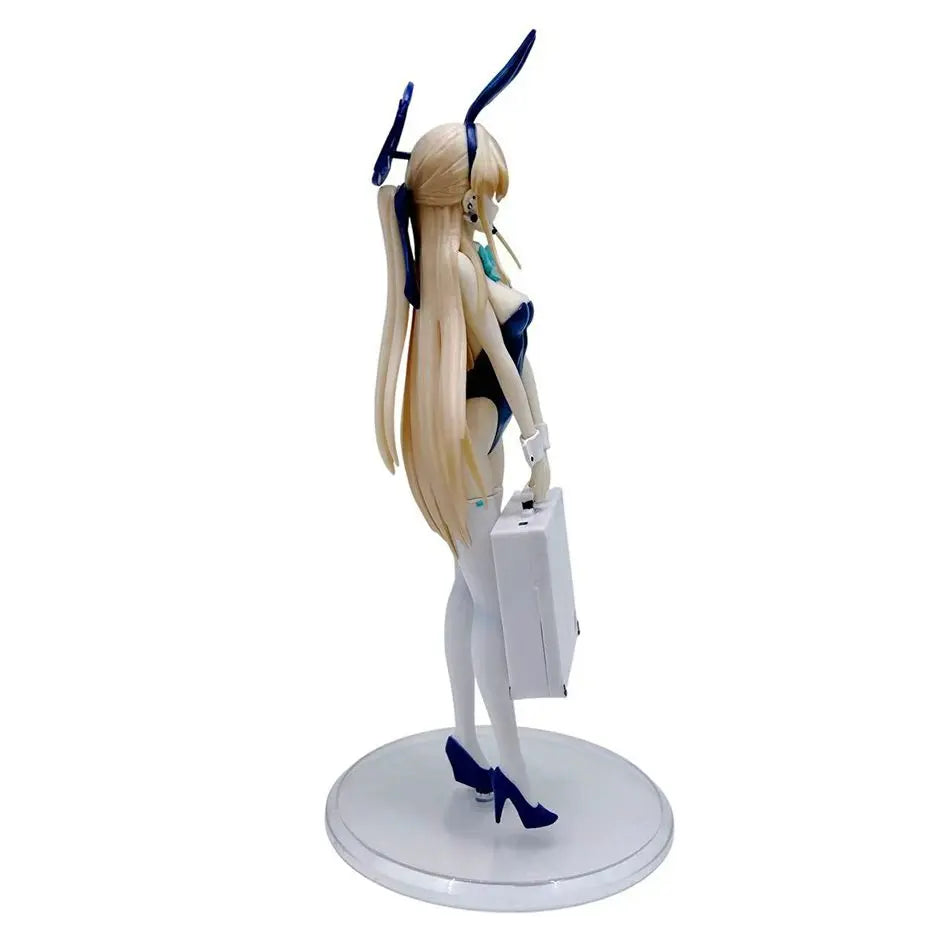 23cm Sexy Blue Fly Bird Anime Character PVC Figure Toy - Desktop Decoration, Collectible & Christmas/Winter Gift