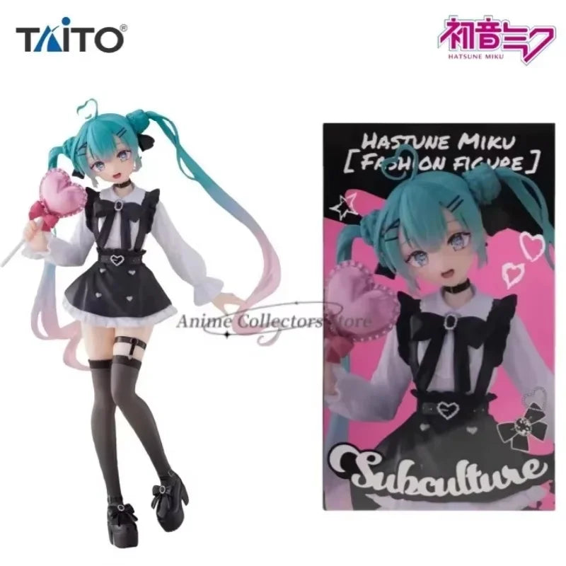 In Stock Original Taito Hatsune Miku Non Mainstream Fashion Anime Figure Toys for Kids Gift Collectible Model Ornaments Gifts