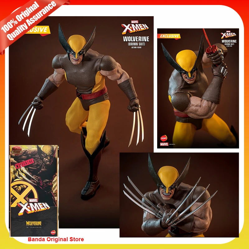 100% In Stock Original Hot Toys HT HS03 X-Men Xmen Wolverine Brown Suit 1/6th Anime Action Collection Figures Model Toys