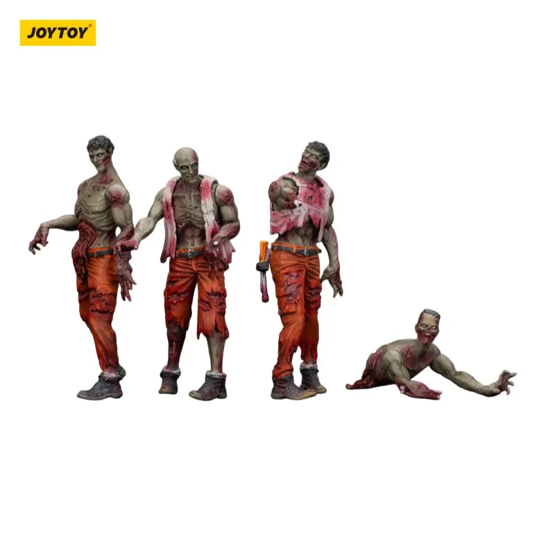 JOYTOY Dark Source Zombie Figure Mechanic Team Action Figure Doll Model Gift Decoration Collection