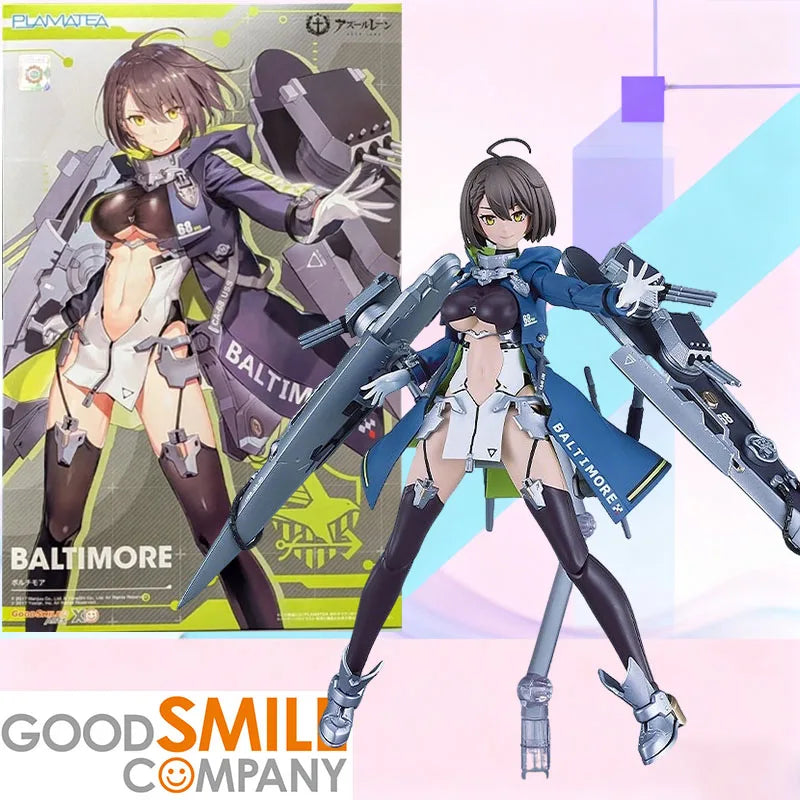 In Stock GSC Original Box PLAMATEA Azur Lane BALTIMORE Assembly model Action Figure Model Gift for Kid Foam Box Packaging
