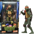 Neca 4pcs TMNT Teenage Mutant Ninja Turtles Movable Action Figure Movie Edition Anime Collectible Model Toy Doll Gifts