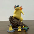 Anime Pokemon Typhlosion Figuren Ein Tag mit Benny Sammeln PVC Modell Statue Schreibtisch Dekoration Sammlung Kinder Geburtstag Geschenk Spielzeug