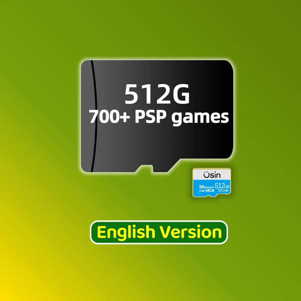TF Game Card For Trimui Smart Pro Brick Retro Games More PSP PS1 Portable Handheld Console H-Speed Gift Memory SD 512G 256G