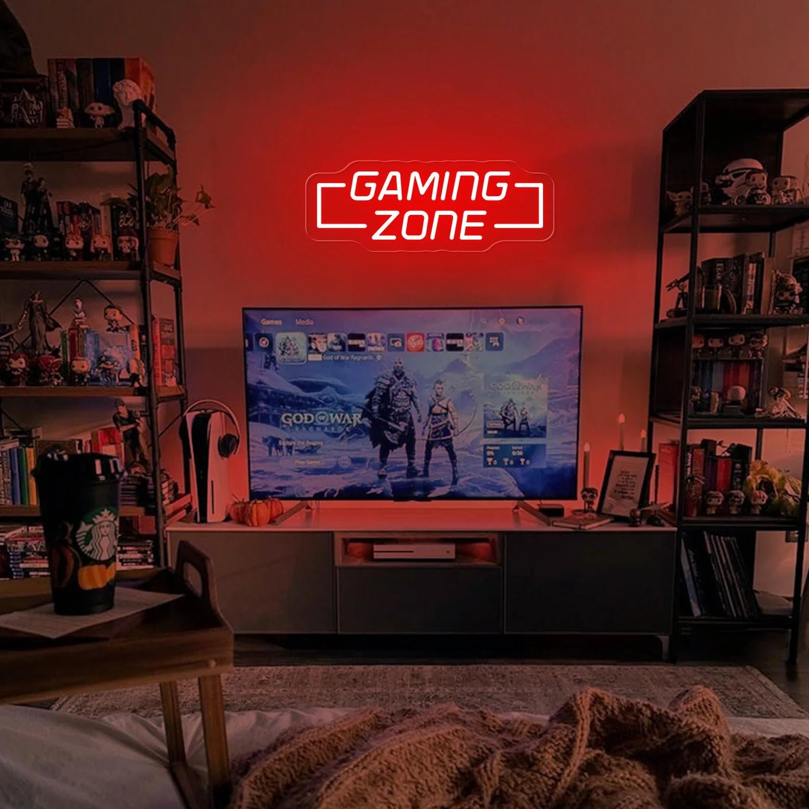 Game Zone Neon Sign Wall Art Decor Game Room Decor Gaming Wall Art Decor Gamer Birthday Gift For Him Mancave Decor Arcade Sign