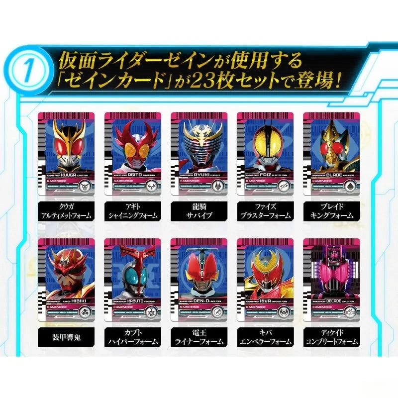 Bandai Genuine PREMIUM DX Kamen Rider Zero-One Anime Figure Zein Driver Action Toys for Kids Christmas Gift Collectible Model