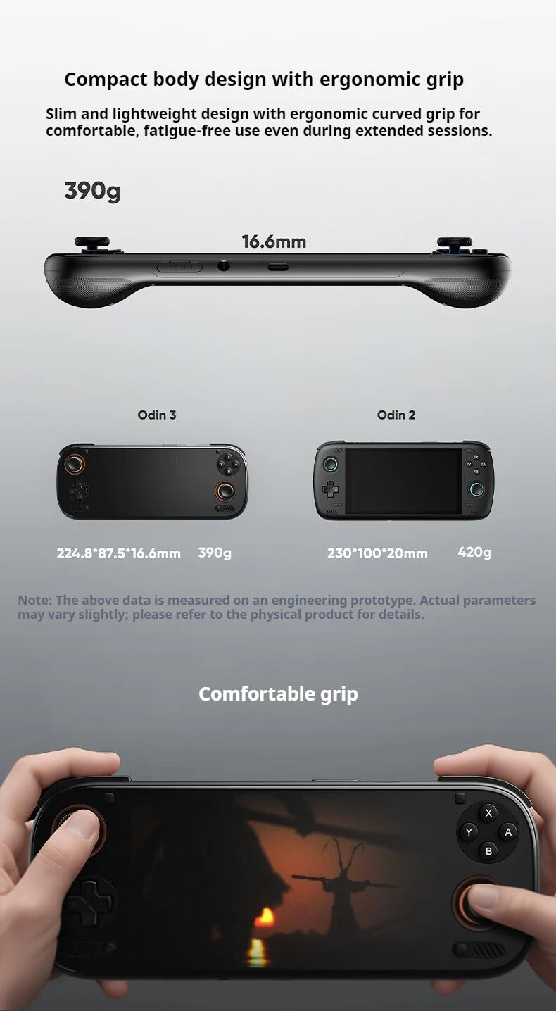 Pre-sale AYN Odin3 Handheld Game Players Qualcomm 8 Elite 6inche AMOLED 120Hz 8000mAh Game Console Hall Joystick 8000mAh Android