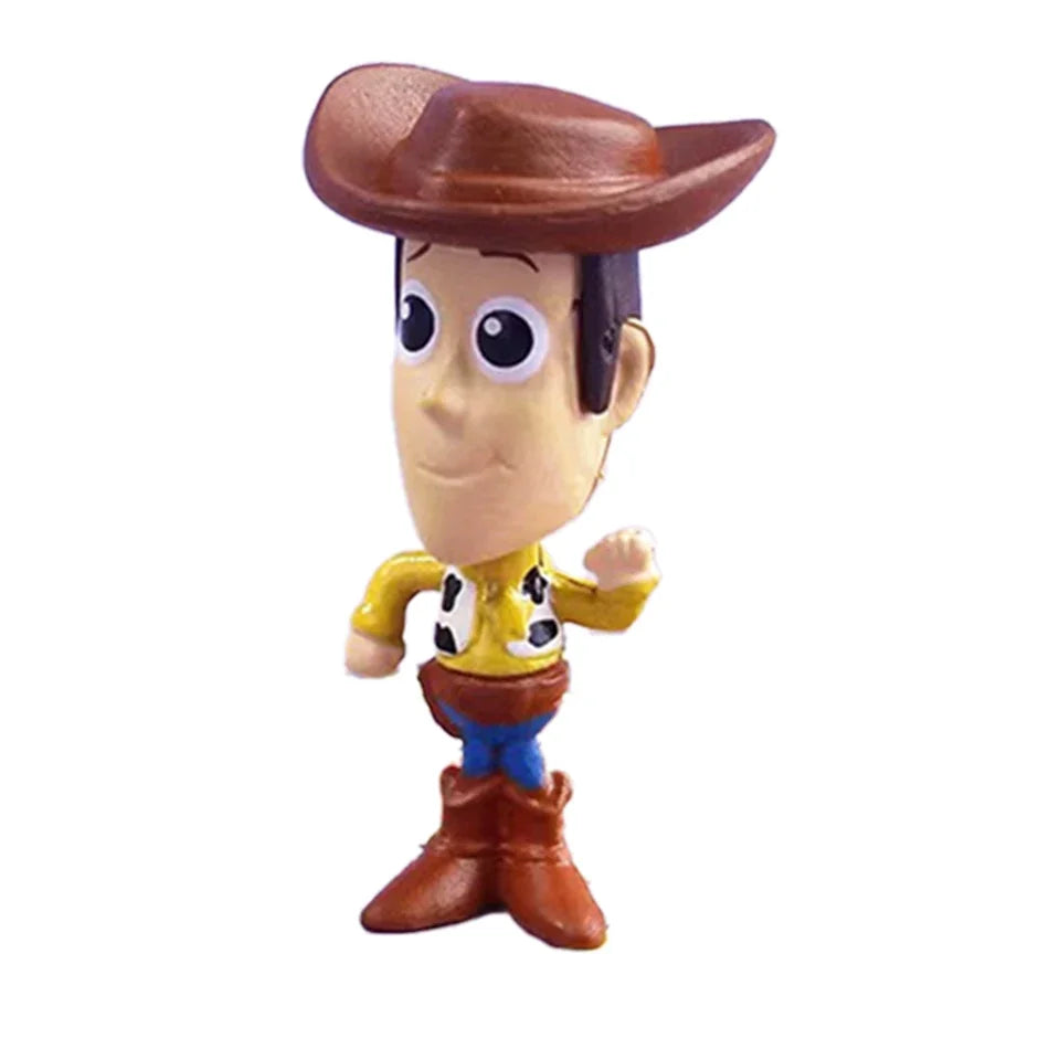 Explosions Anime 8PCS Toy Story Hand-Made Trish Hudi Bass Lightyear Alien Children's Mini Toy Desktop Ornaments Birthday Gift.