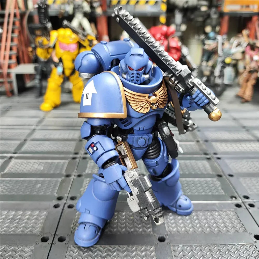 【In Stock】JOYTOY 1/18 Action Figure Warhammer 40K Ultramarines Intercessors V4 Toys