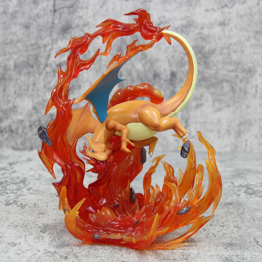 Pokemon Charizard Anime Figure Black Charizard Action Figurine Pvc Collection Statue Model Doll Desk Ornament Toy Birthday Gifts