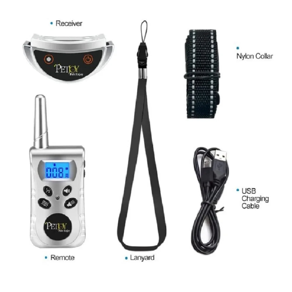 1600FT Remote Cat Training Collar Vibration Waterproof Rechargeable - Stop Excessive Meowing Control Anti Barking For Pet  Cats
